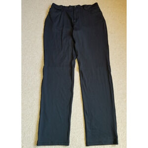 NWT Mens Pants-GRADUAL-navy blue stretch knit Hiking/Performance straight leg-M